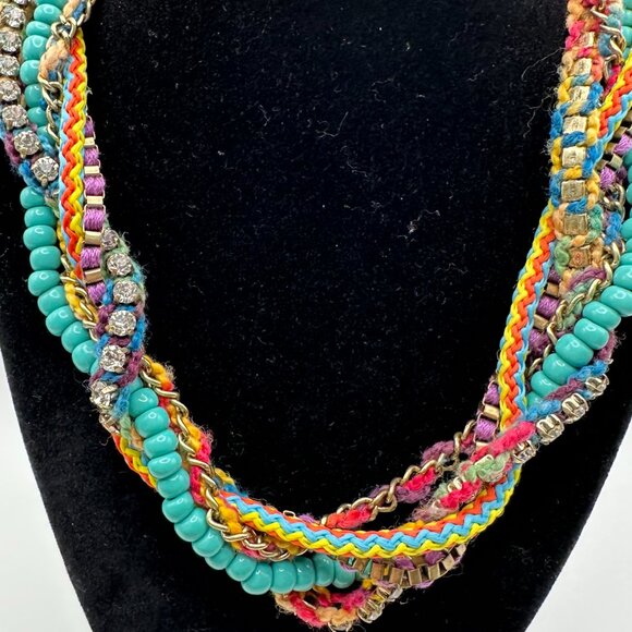 Jade and Jasper Brand “BOHO” multi-color necklace. - Picture 2 of 7